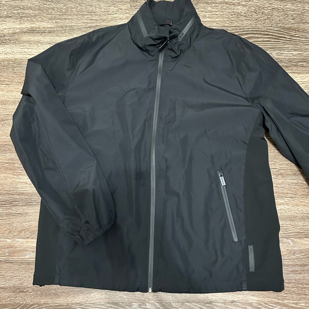 Michael Kors Men's Black Windbreaker Jacket